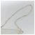 CHANEL Borsa a Spalla Matelassé Pelle Bianca Oro CC Auth BA10848 Bianco D'oro - vista 8