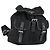 PRADA Backpack Nylon Black Silver Auth 169609 Silvery