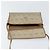 Christian Dior Borsa a spalla in tela a nido d'ape PVC beige oro Auth ka2361 - vista 10