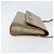 Christian Dior Borsa a spalla in tela a nido d'ape PVC beige oro Auth ka2361 - vista 3