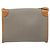 Borsa a Spalla Christian Dior in PVC Pelle Grigia Oro Auth ti3765 Marrone D'oro - vista 2