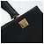Borsa Tote Salvatore Ferragamo in tela nera e oro Auth BA10431 Nero D'oro - vista 10
