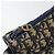 Borsa a Spalla in Tela Trotter Christian Dior Blu Navy Oro Auth 171117 - vista 10