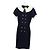 CHANEL Costume intero in cotone blu navy CC Auth 170808V