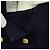 CHANEL Costume intero in cotone blu navy CC Auth 170808V - vista 6