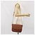 Borsa a Spalla Burberrys in Pelle Marrone Oro Auth bs33288 D'oro - vista 23
