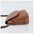 Borsa a Spalla Burberrys in Pelle Marrone Oro Auth bs33288 D'oro - vista 4