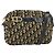 Borsa a Spalla in Tela Trotter Christian Dior Blu Navy Oro Auth 168925 D'oro