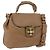 Chloé Borsa a mano in pelle Chloe Elise 2 in 1 marrone oro Auth BA10748 D'oro
