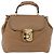 Chloé Borsa a mano in pelle Chloe Elise 2 in 1 marrone oro Auth BA10748 D'oro - vista 13