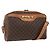 Céline Borsa a Spalla in Tela Macadam CELINE in Pelle PVC Marrone Oro Auth ti3696 D'oro