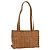 Borsa a Spalla MCM Vicetos Logogram in Pelle PVC Marrone Oro Auth BA10851 D'oro