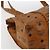 Borsa a Spalla MCM Vicetos Logogram in Pelle PVC Marrone Oro Auth BA10851 D'oro - vista 14