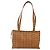 Borsa a Spalla MCM Vicetos Logogram in Pelle PVC Marrone Oro Auth BA10851 D'oro - vista 2