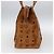 Borsa a Spalla MCM Vicetos Logogram in Pelle PVC Marrone Oro Auth BA10851 D'oro - vista 4