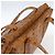 Borsa a Spalla MCM Vicetos Logogram in Pelle PVC Marrone Oro Auth BA10851 D'oro - vista 6