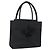 PRADA Borsa a mano in nylon nero Auth ti3686