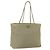 Prada Tote Bag aus Nylon in Creme Silber authentisch ti3744 Roh
