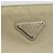 Prada Tote Bag aus Nylon in Creme Silber authentisch ti3744 Roh - Ansicht 17