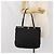 Borsa Tote Prada in Nylon Nero Argento Auth ti3730 - vista 24