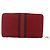 Hermès HERMES Fourre Tout Perth GM Portafoglio Lungo Canvas Rosso Auth ti3698 - vista 2