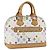 LOUIS VUITTON Monogramm Multicolor Alma Handtasche Weiß M92647 LV Auth BA10658