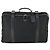 PRADA Custodia Valigia Nylon Pelle Nera Argento Auth 165055 Nero - vista 13