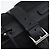 PRADA Custodia Valigia Nylon Pelle Nera Argento Auth 165055 Nero - vista 19