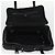 PRADA Custodia Valigia Nylon Pelle Nera Argento Auth 165055 Nero - vista 21
