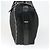 PRADA Custodia Valigia Nylon Pelle Nera Argento Auth 165055 Nero - vista 3