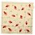 Bulgari Sciarpa in seta con motivo a mano BVLGARI ""Davide Pizzigoni"" Beige Auth BA10717V