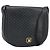 Céline CELINE Macadam Canvas Schultertasche PVC Schwarz Gold Auth ka2364 Golden