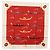Bulgari BVLGARI Bootmuster-Schal Seide ""Davide Pizzigoni"" Rot Auth BA10715V