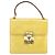 LOUIS VUITTON Borsa Spring Street Monogram Vernis Giallo Lime M91068 Auth BA10357 D'oro - vista 13