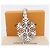 LOUIS VUITTON Schneeflocken Charm Leder Silber M79293 LV Auth 168249M - Ansicht 11