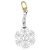 LOUIS VUITTON Schneeflocken Charm Leder Silber M79293 LV Auth 168249M - Ansicht 2