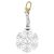 LOUIS VUITTON Schneeflocken Charm Leder Silber M79293 LV Auth 168249M - Ansicht 6