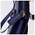Borsa a mano CÉLINE Circle in pelle viola e oro Auth 171089 D'oro Porpora - vista 10