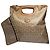Céline Vintage Celine Paris C Monogramm Leder Tote Bag braun beige