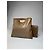 Céline Vintage Celine Paris C Monogramm Leder Tote Bag braun beige - Ansicht 13