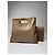 Céline Vintage Celine Paris C Monogramm Leder Tote Bag braun beige - Ansicht 2