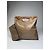 Céline Vintage Celine Paris C Monogramm Leder Tote Bag braun beige - Ansicht 8