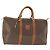 Céline Borsa Boston in tela Macadam CELINE in pelle PVC marrone oro Auth ep13278 D'oro