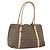FENDI Zucchino Canvas Handtasche Beige Silber Authentisch bs33319