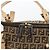 FENDI Zucchino Canvas Handtasche Beige Silber Authentisch bs33319 - Ansicht 10