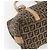 FENDI Zucchino Canvas Handtasche Beige Silber Authentisch bs33319 - Ansicht 14