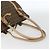 FENDI Zucchino Canvas Handtasche Beige Silber Authentisch bs33319 - Ansicht 7