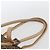 FENDI Zucchino Canvas Handtasche Beige Silber Authentisch bs33319 - Ansicht 8