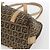 FENDI Zucchino Canvas Handtasche Beige Silber Authentisch bs33319 - Ansicht 9