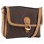 Céline Borsa a Spalla in Tela Macadam CELINE in Pelle PVC Marrone Oro Auth 170993 D'oro